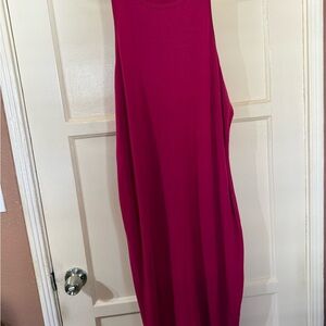 Forever 21 Sleeveless Fuchsia Maxi Dress